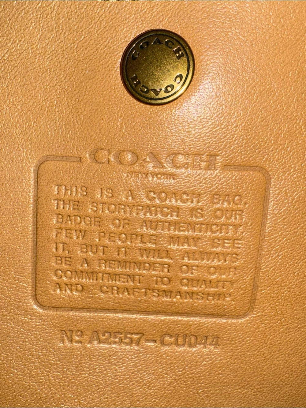 Coach Brooklyn 39 in Honey Brown - Picture 7 of 8
